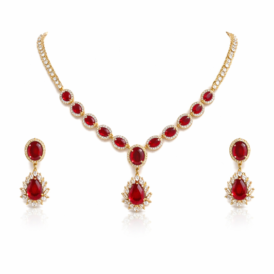 Necklace with Earrings