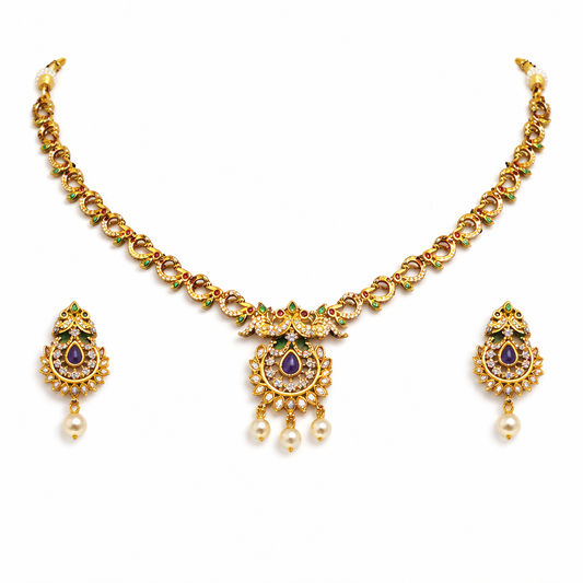 Necklace with Earrings