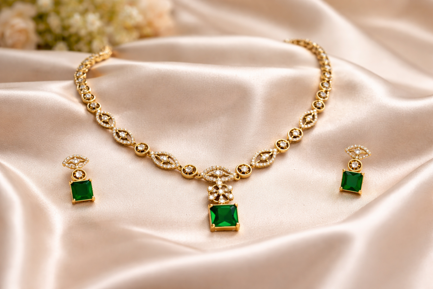 Necklace with Earrings