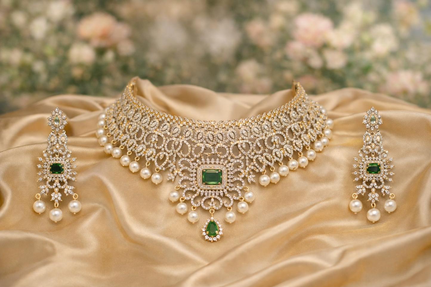 Necklace with Earrings