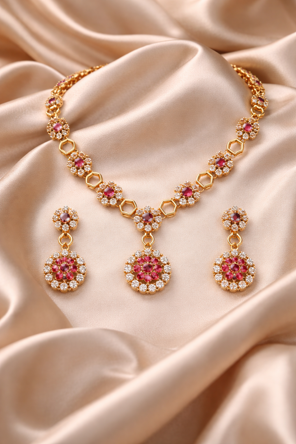 Necklace with Earrings