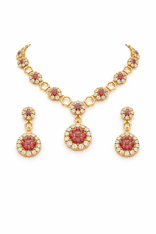 Necklace with Earrings