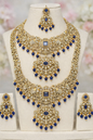 Bridal Set- Necklace with Earrings and Maang Tikka combo