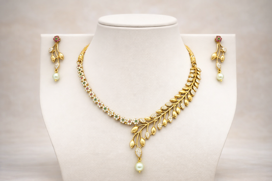 Necklace with Earrings