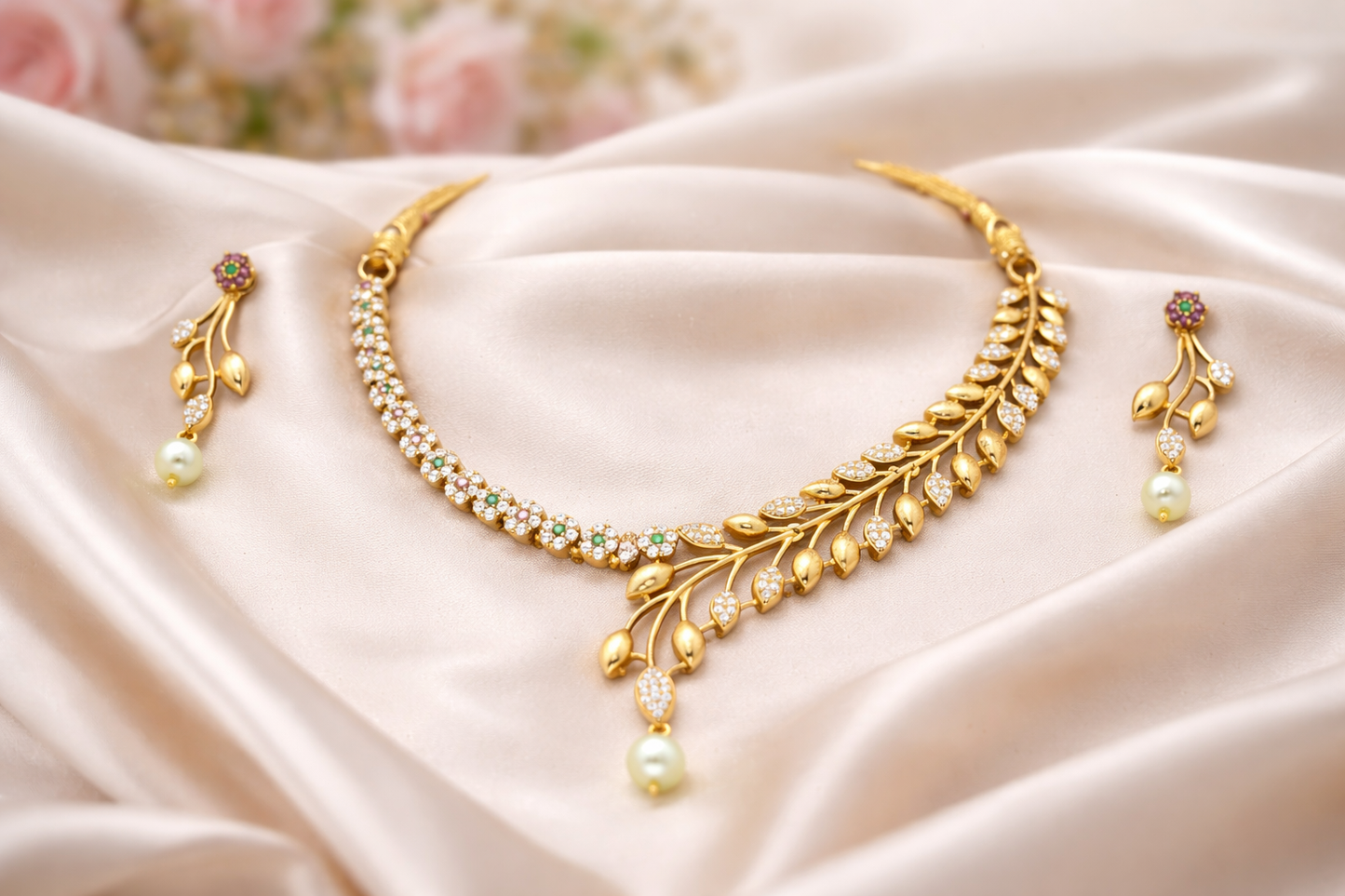 Necklace with Earrings