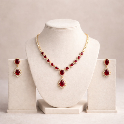 Necklace with Earrings