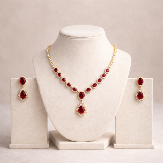 Necklace with Earrings
