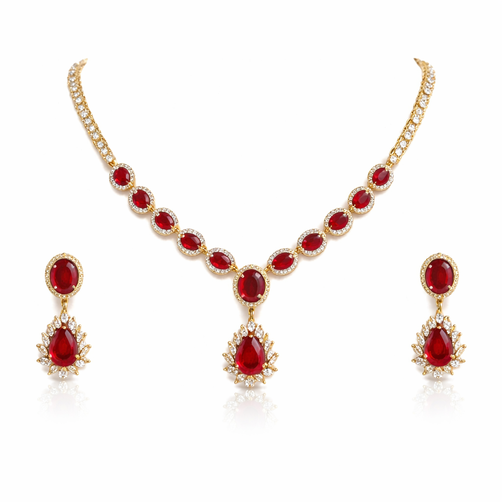 Necklace with Earrings