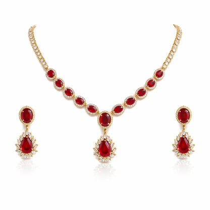 Necklace with Earrings