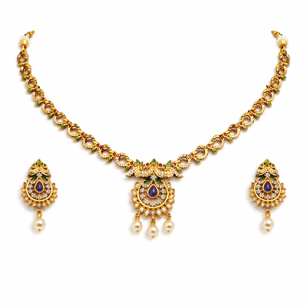 Necklace with Earrings