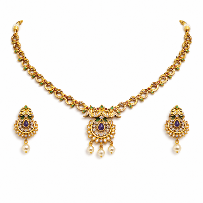 Necklace with Earrings