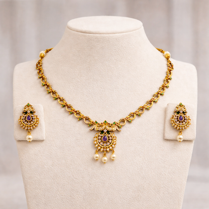 Necklace with Earrings