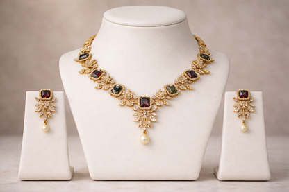 Necklace with Earrings