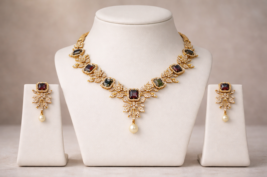 Necklace with Earrings