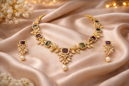 Necklace with Earrings