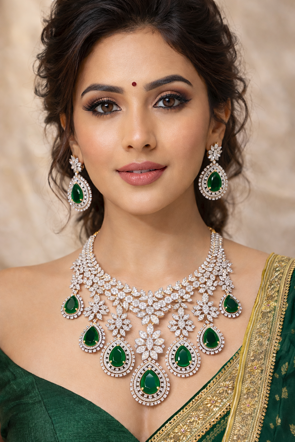 Necklace with Earrings