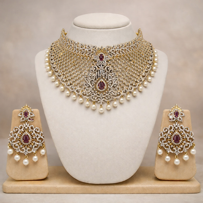 Necklace with Earrings