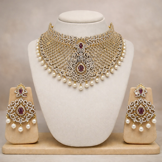 Necklace with Earrings