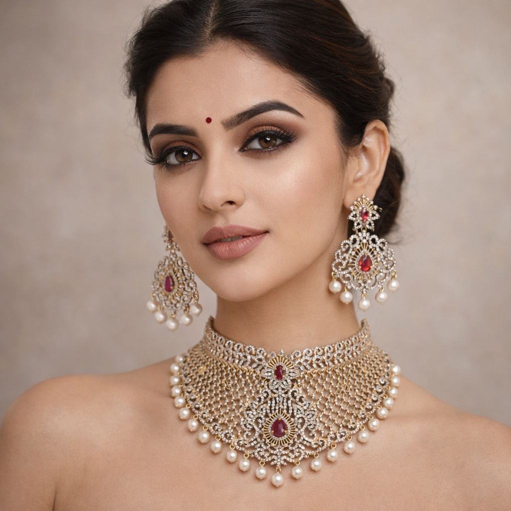 Necklace with Earrings