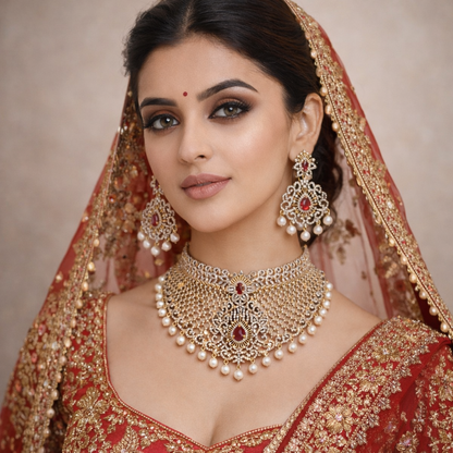 Necklace with Earrings