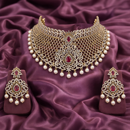 Necklace with Earrings