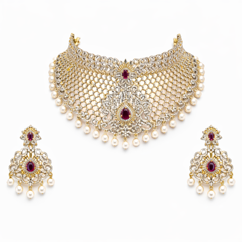 Necklace with Earrings