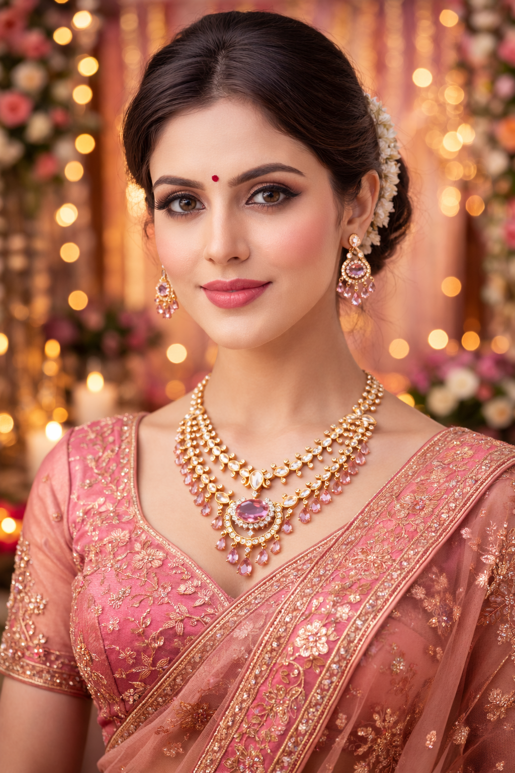 Necklace with Earrings