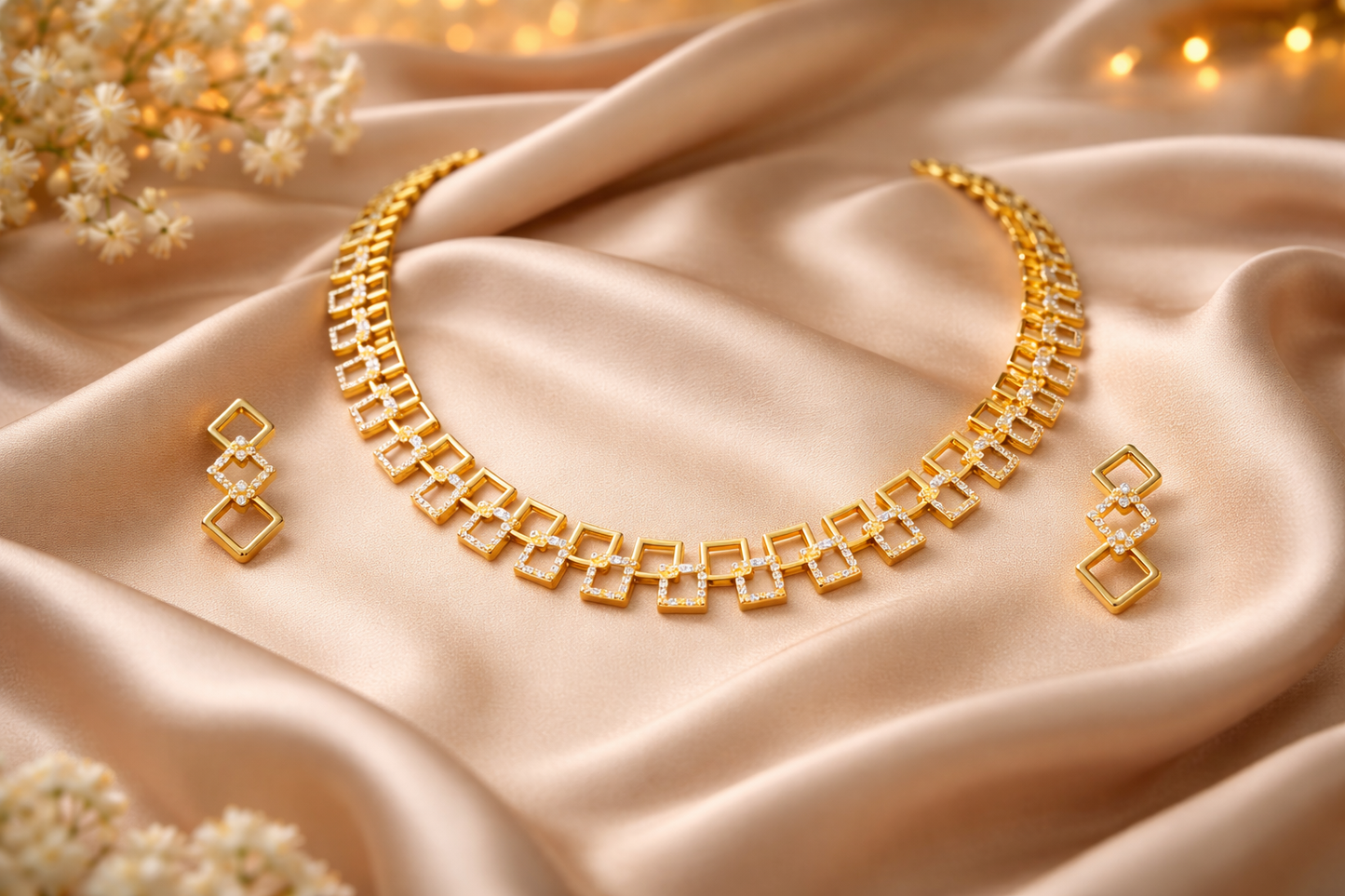 Necklace with Earrings