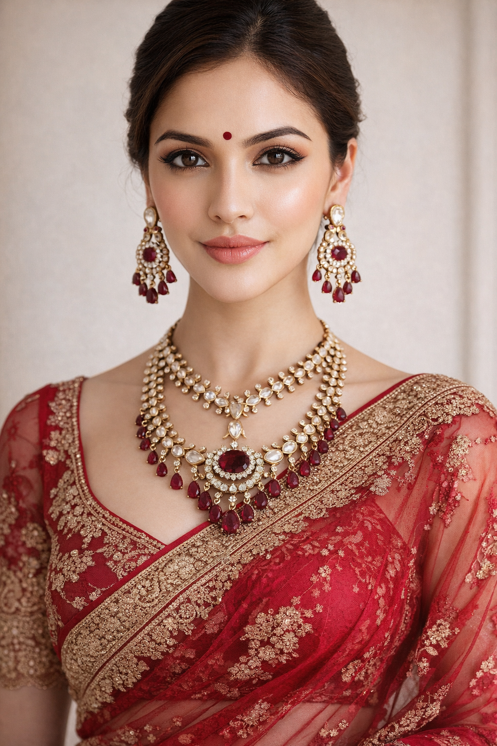 Necklace with Earrings