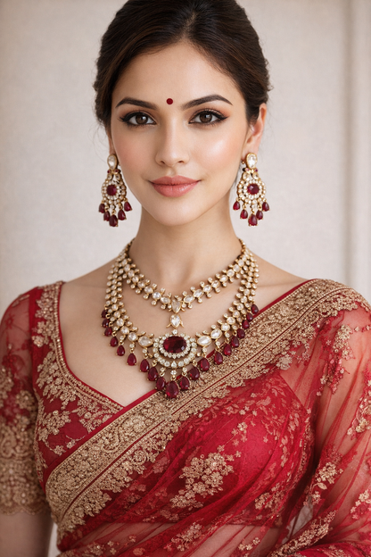 Necklace with Earrings