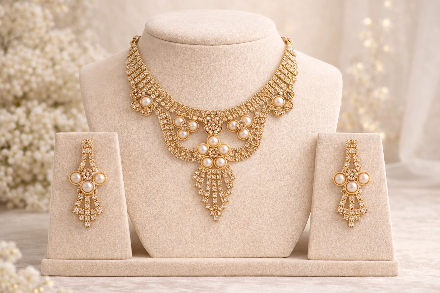 Necklace with Earrings