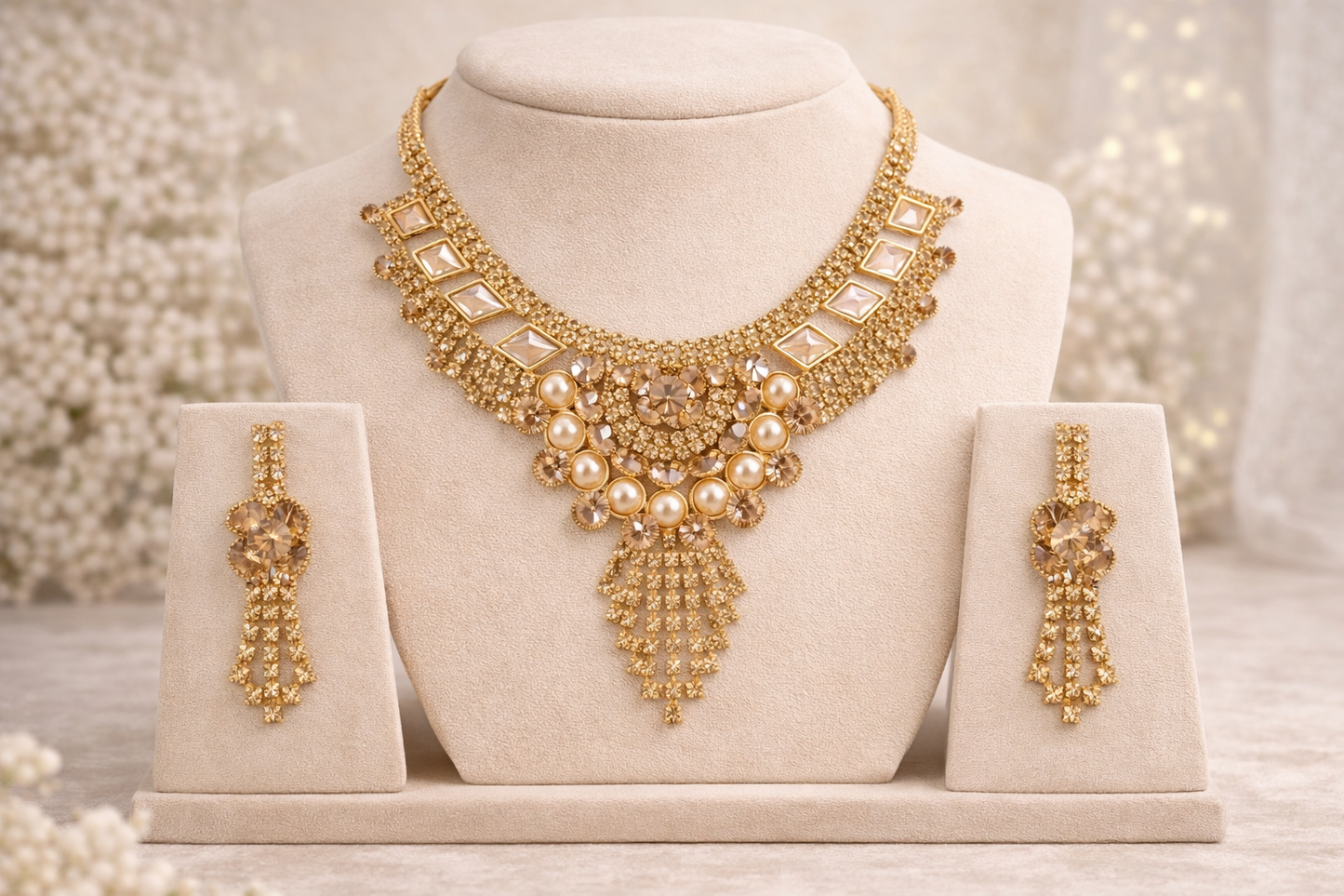 Necklace with Earrings