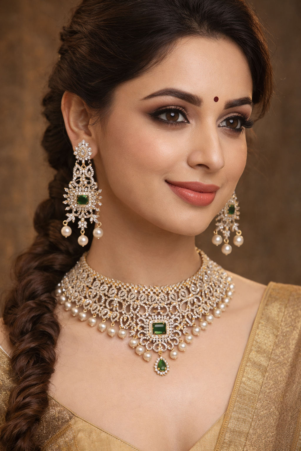 Necklace with Earrings