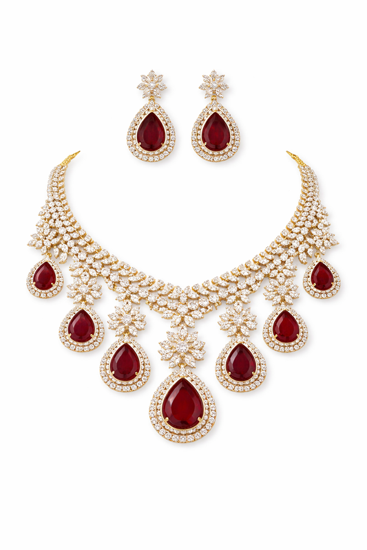 Necklace with Earrings